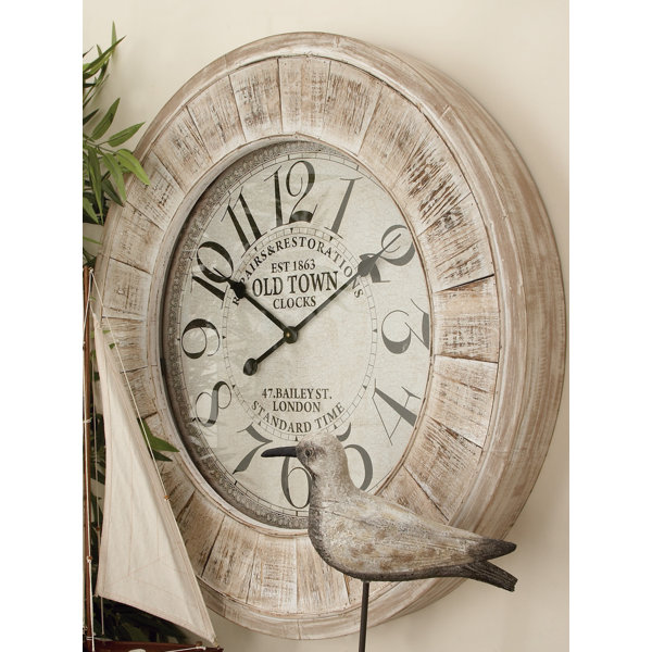 Cole & Grey Wall Clock & Reviews Wayfair